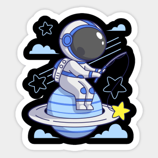 Funny Astronaut Sticker